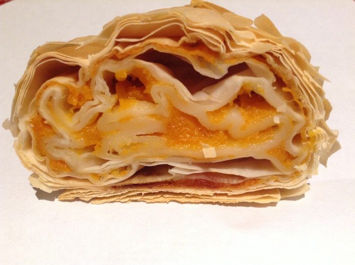 Рулет с тыквой и курагой