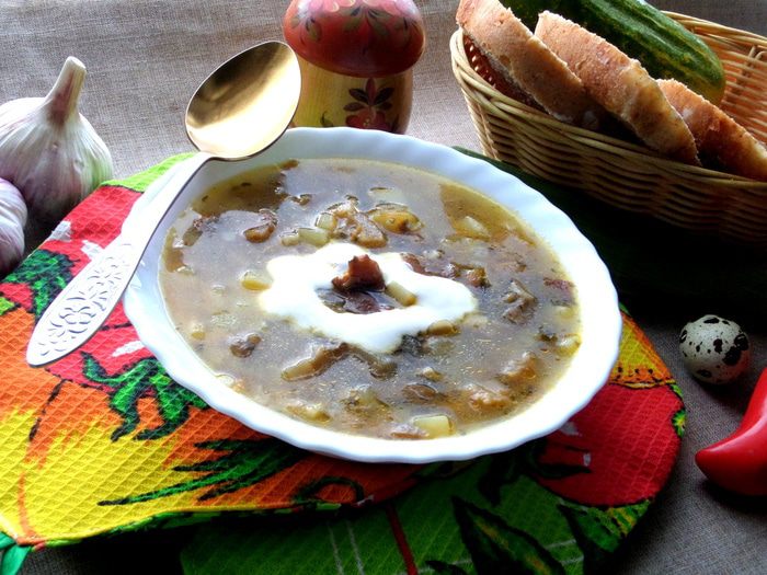 Грибной суп (заморозка грибов на зиму)