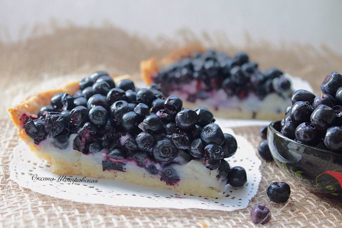 Тарт «Черника-лаванда»