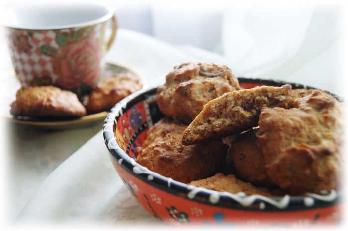 Овсяное печенье с финиками