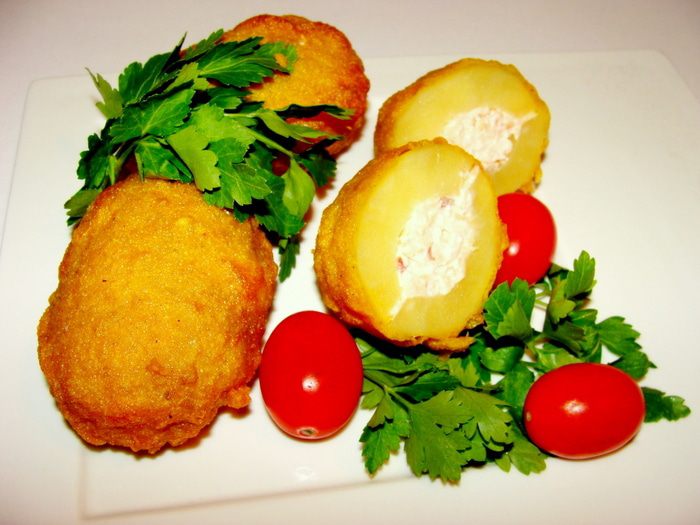 Картошка в "одежке" с сюрпризом