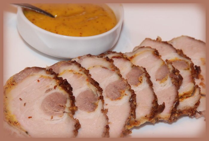 Рулет из подчеревины