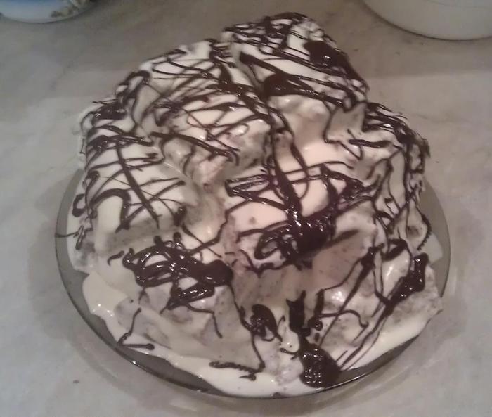 Торт "Простые бисквитные развалины" 