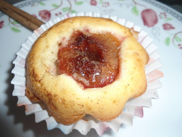 Кексы со сливой