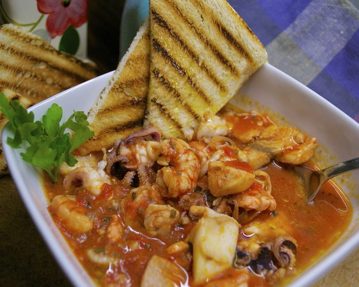 "Супчик" из морепродуктов (Zupetta di mare)