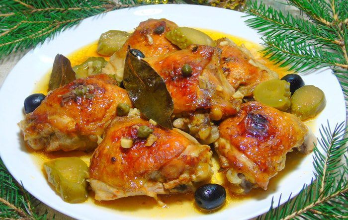 Курица в пряном соусе