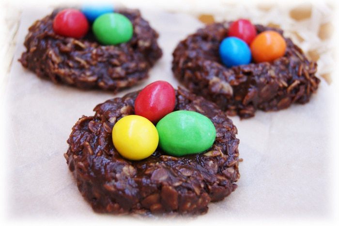 Пасхальное печенье "Шоколадное гнездо"