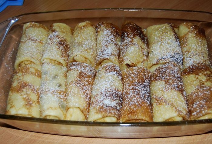 Блины с творогом  "по другому" 