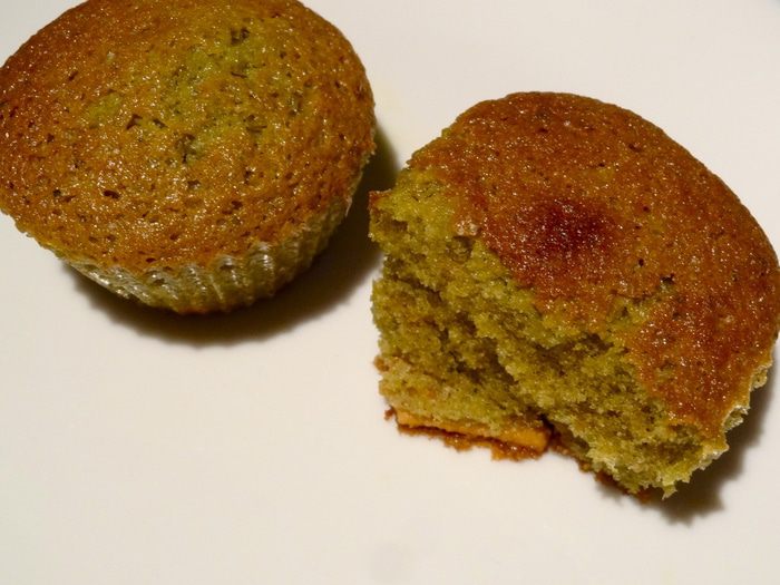 Mаффины с зеленым чаем маття