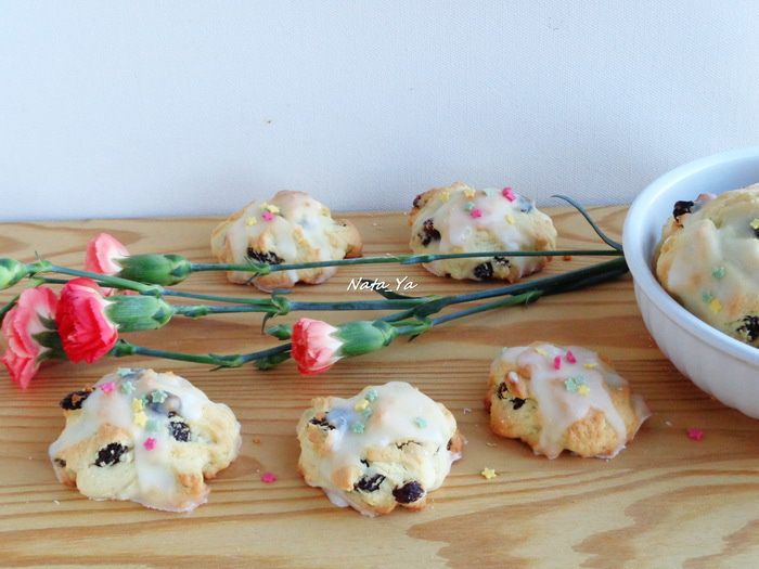 Швейцарское печенье "Изюмные тучки"