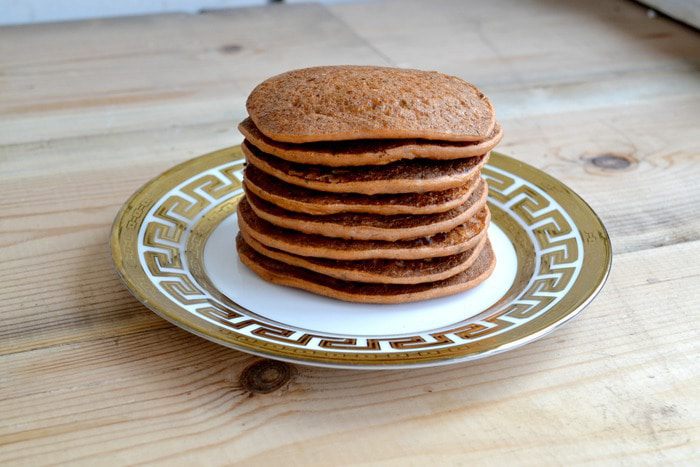 Гречневые блины на томатном соке