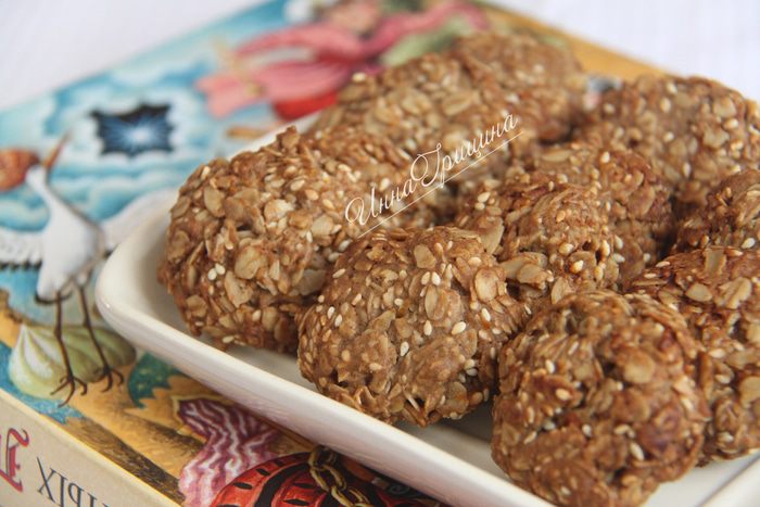 Овсяное печенье с корицей