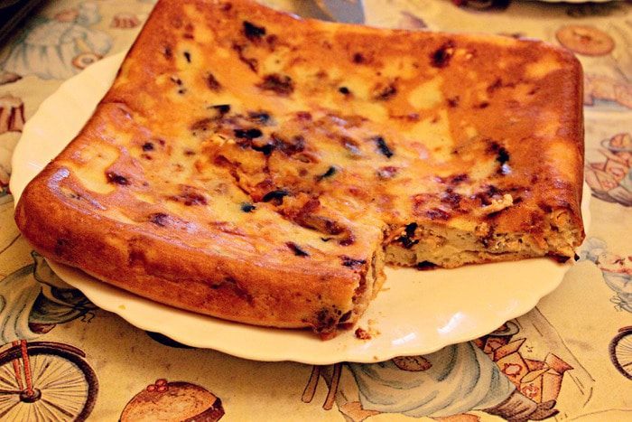 Пирог "Пестрый" на кефире