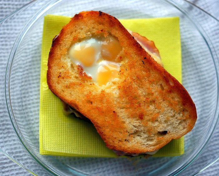 Бутерброд "Горячий квартет"