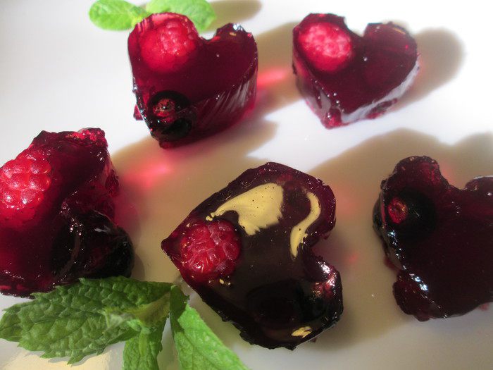 Винное желе из ягод