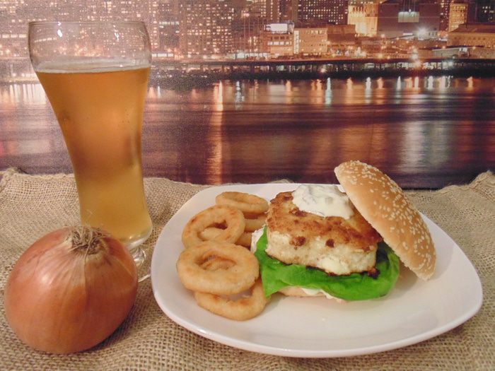 Рыбный бургер (Fish burger)