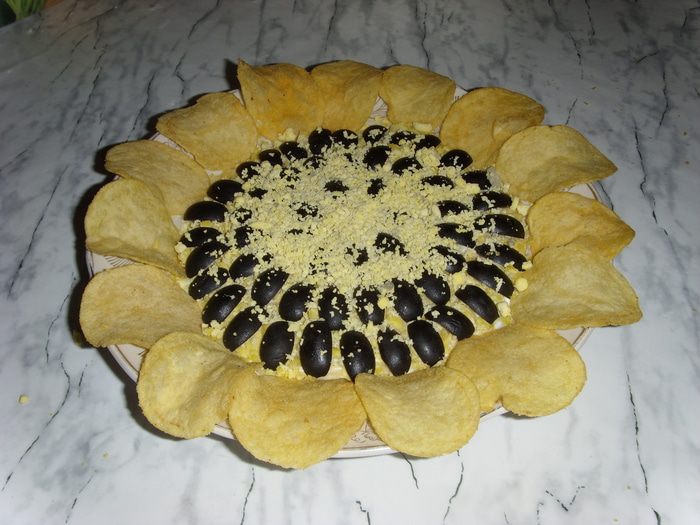 Салат  ""Подсолнух""