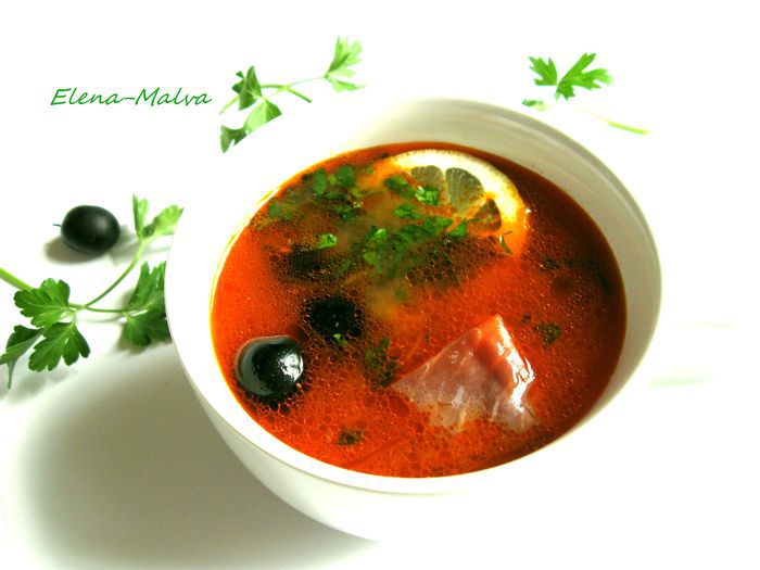 Рыбная солянка