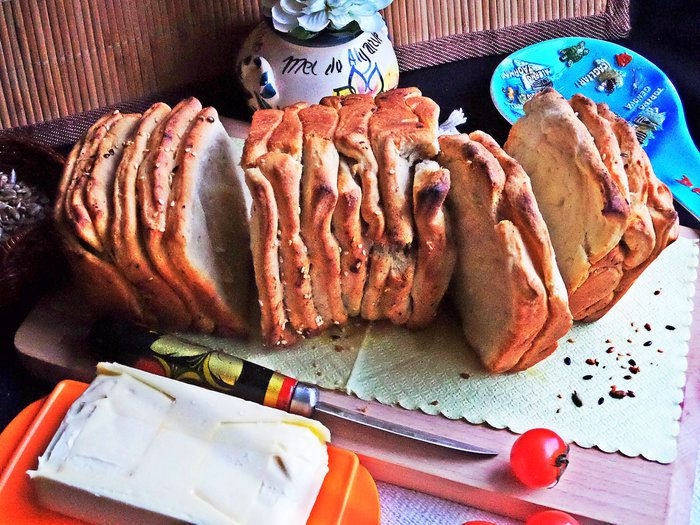 Итальянский хлеб «Гармошка»