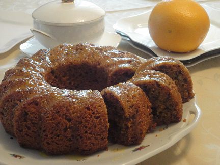 Кукурузно-цитрусовый пирог