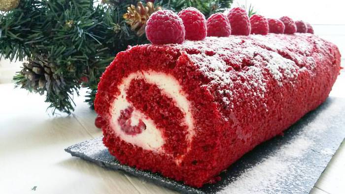 Рулет «Красный бархат»