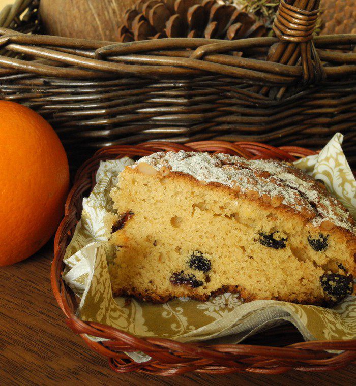 Пирог с оливковым маслом и апельсином 