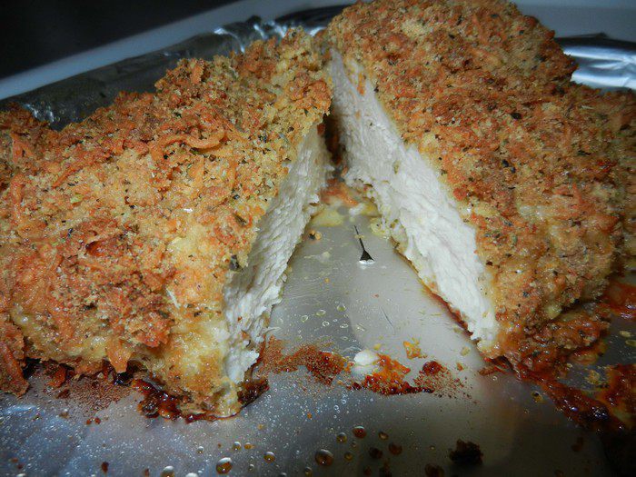 Куриные грудки с травками (Crunchy-herbed chicken breasts)