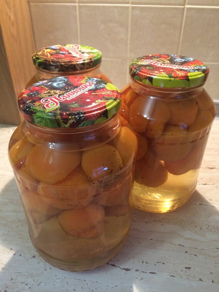 Абрикосы в сахарном сиропе (на зиму)