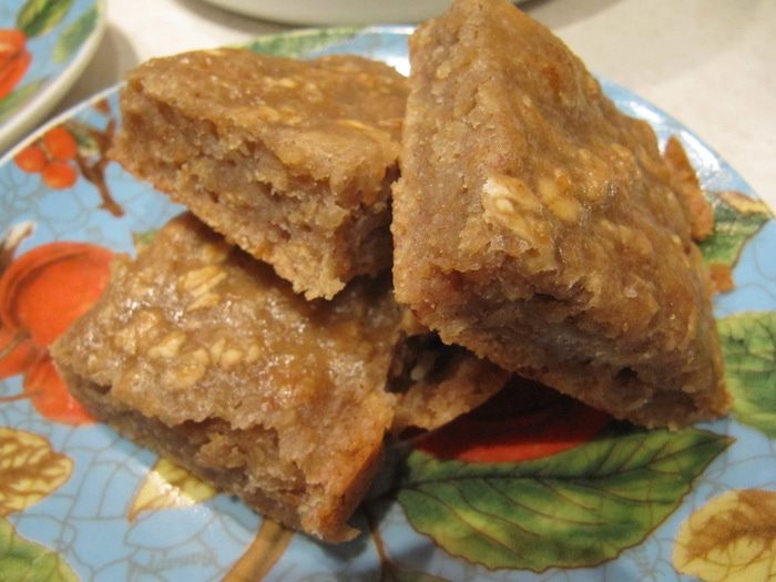 Полезные банановые квадратики (постные)