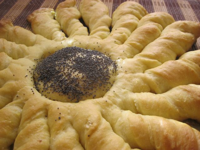 Цитрусовые булочки "Подсолнух"