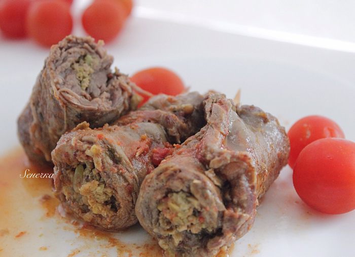 Рулетики "Оливки в говядине"