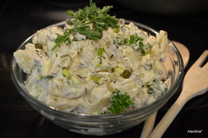 Простой картофельный салат