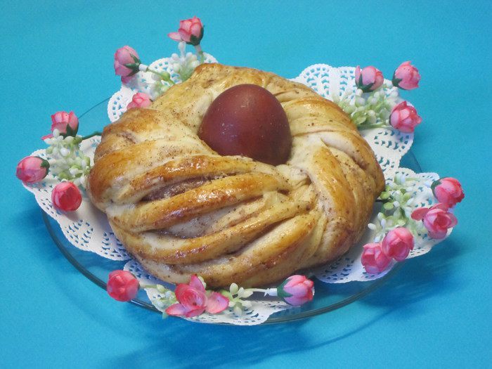 "Веночек" с яйцом