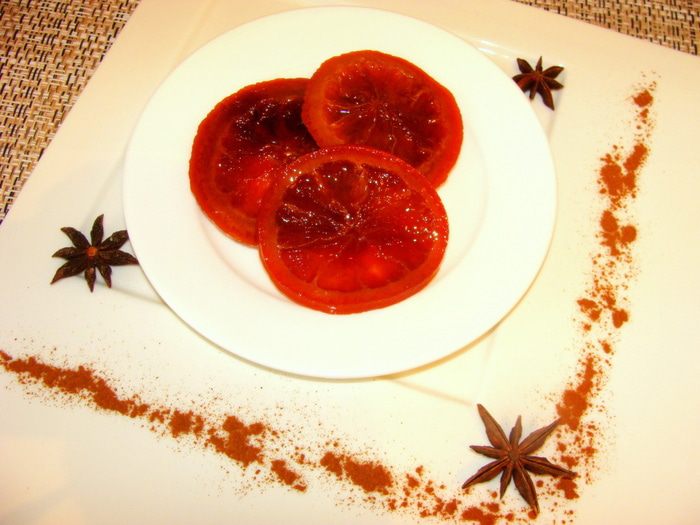 Карамелизированные апельсины