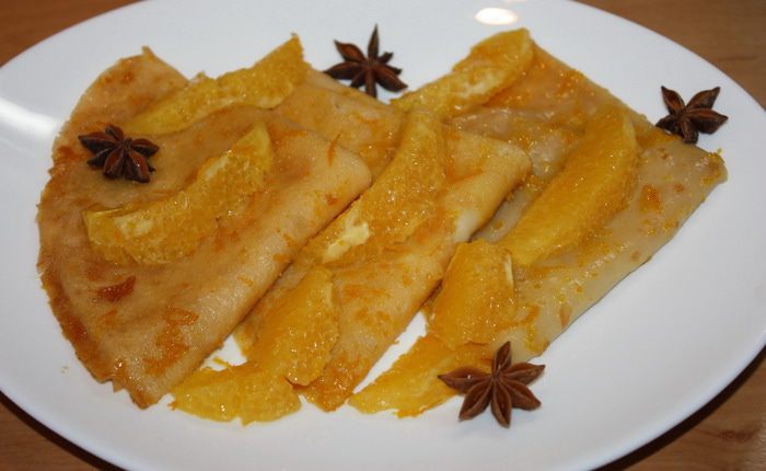 Блинчики фламбе