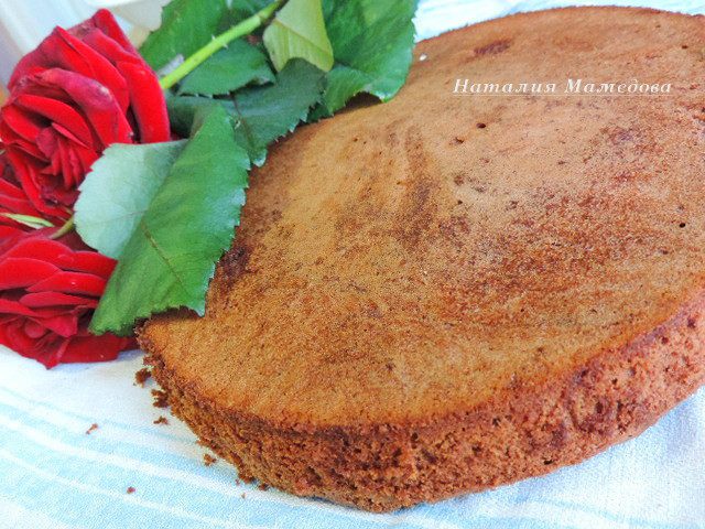 Шоколадный бисквит от Карла Шумахера