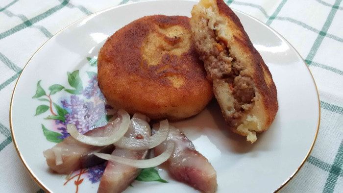 Зразы с куриным фаршем