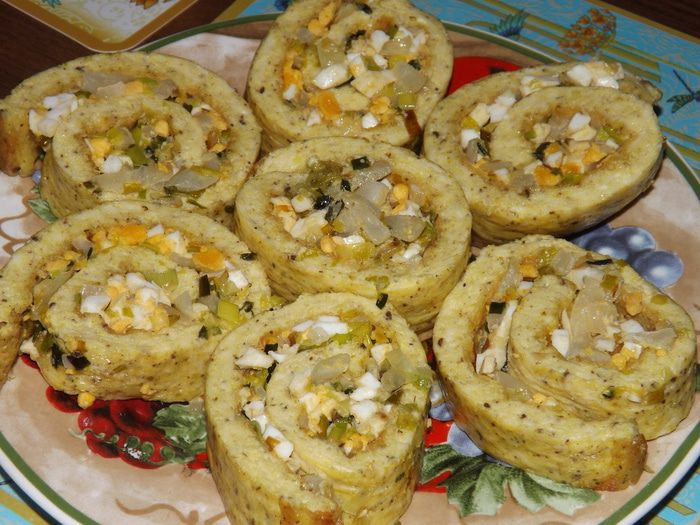 Рулет сырный