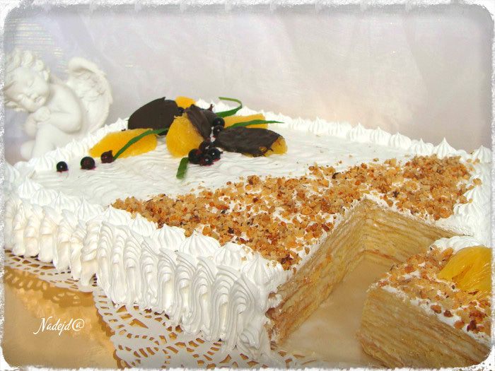 Торт "Наполеон" классический с изюминкой