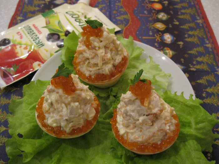 Рыбные пирожные