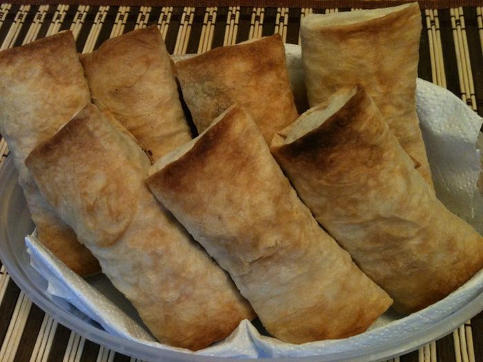 Ленивые пирожки с картошкой и белыми грибами