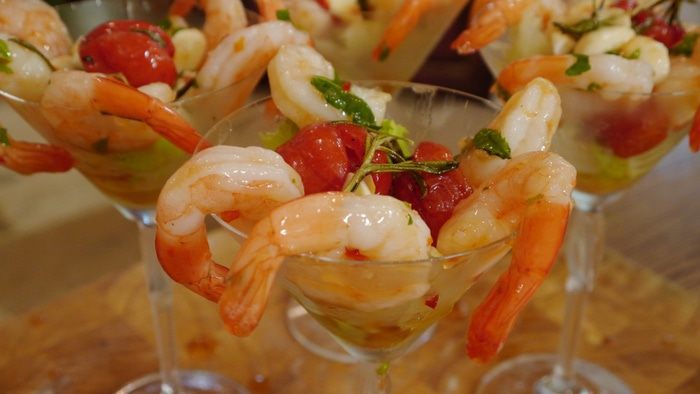 Коктейль из креветок