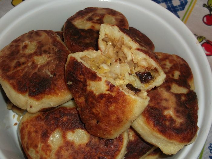 Украинские картопляники с постной начинкой