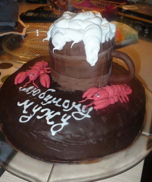 Торт "Пьяная кружка"