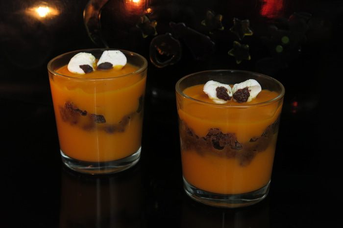 Тыквенные чудища в стакане