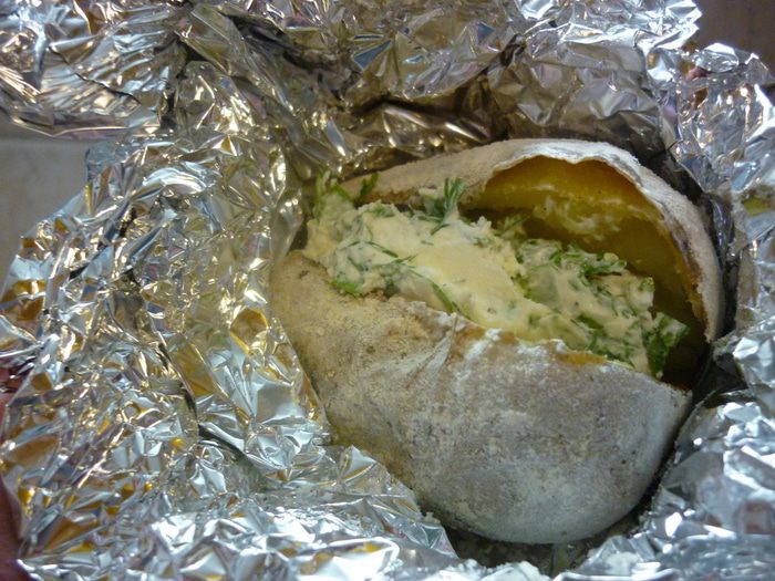 Картошка - как на костре