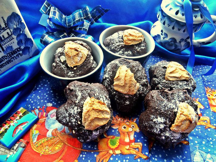 Кексы шоколадные на гречневой муке