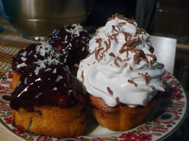 Маффины с ягодами