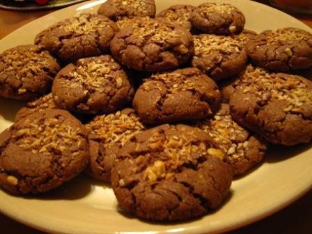 Шоколадно-ореховое печенье