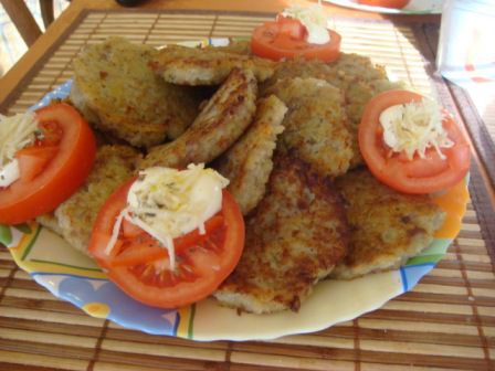 Дранники с мясом (ленивые)